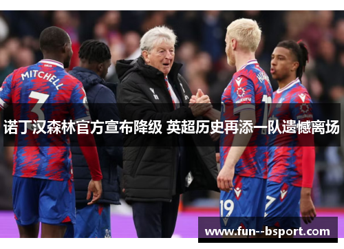 诺丁汉森林官方宣布降级 英超历史再添一队遗憾离场